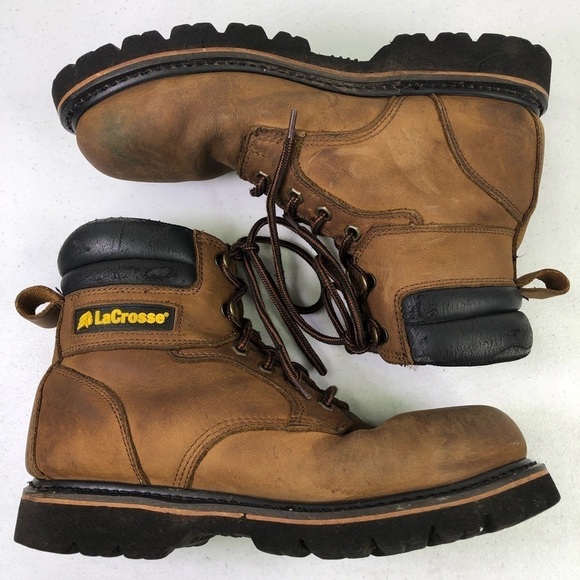 Lacrosse Leather Foreman 6” Steel Toe Boots - Picture 3 of 13